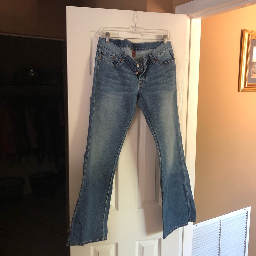 Lucky Brand Jeans w/ detailed stitching-Used-S 12